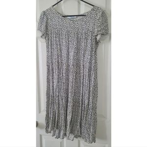 CJLA cheetah print midi dress